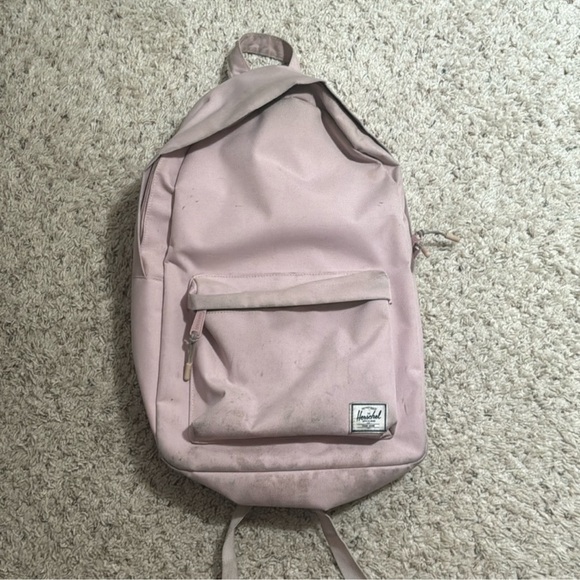 BABY PINK HERSCHEL BACKPACK - Picture 1 of 8
